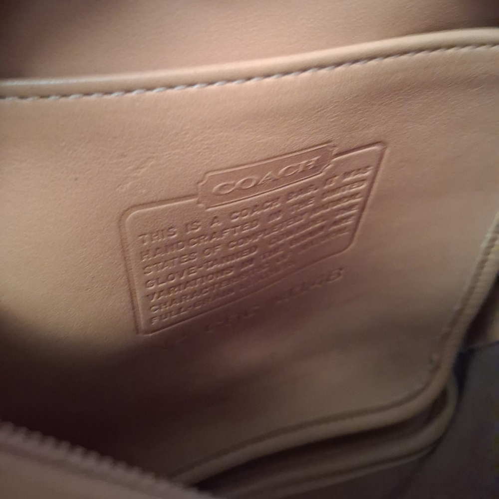 Coach Yellow Leather Shoulder Bag - Picture 5 of 7
